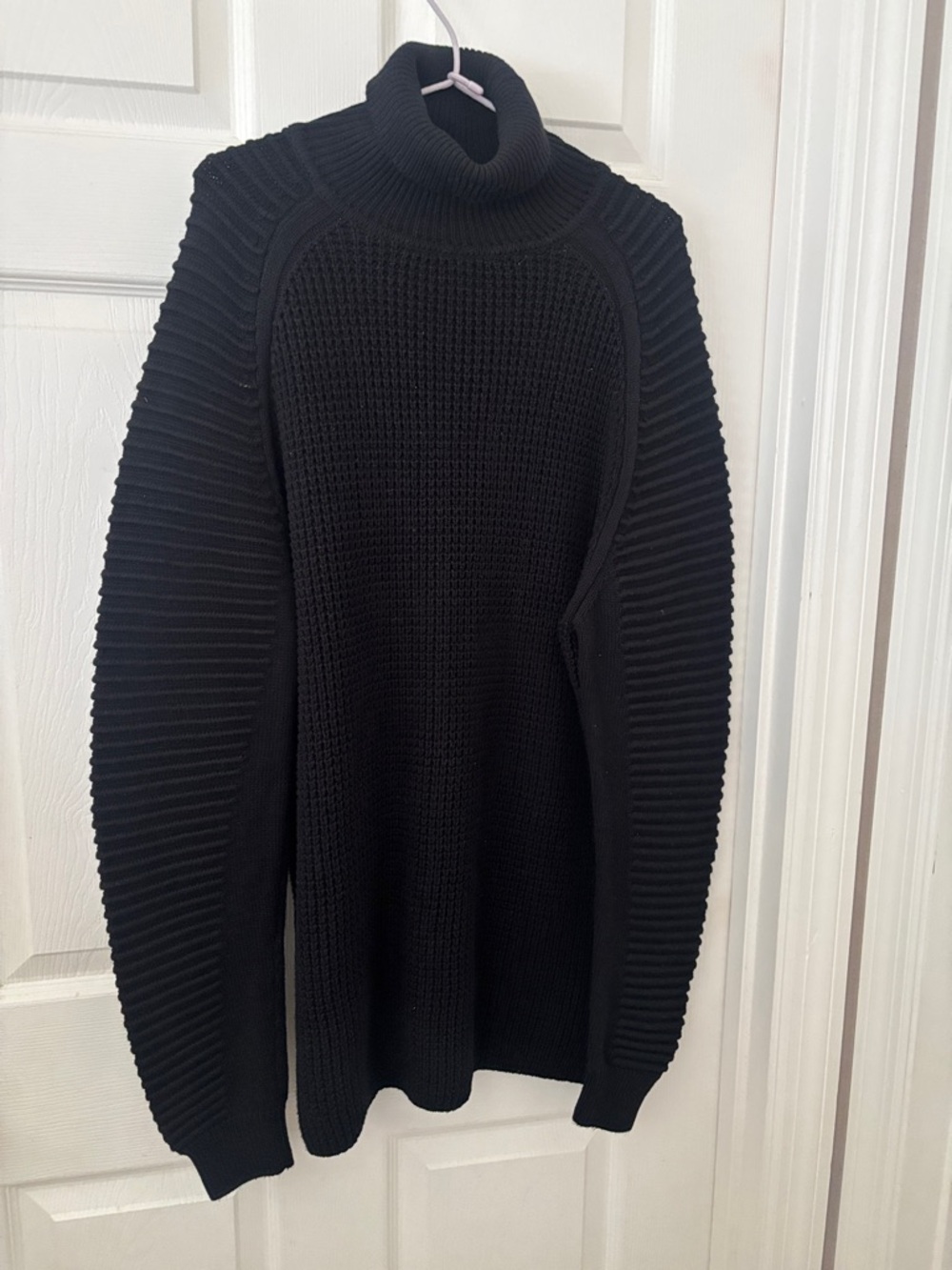 G-Star Black Ribbed Turtleneck Sweater